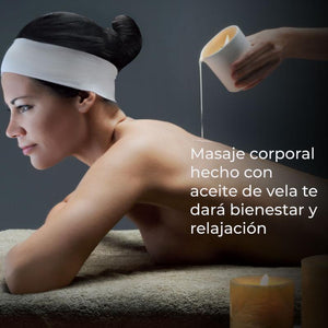 masaje con aceite de vela en CDMX